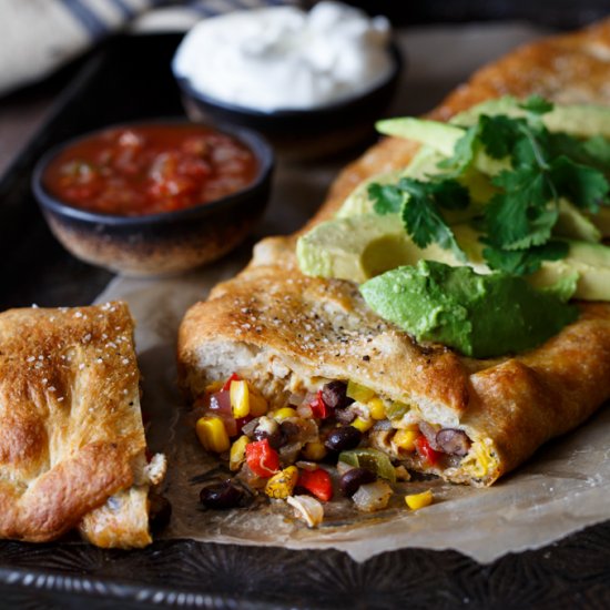 Southwest Chicken Stromboli