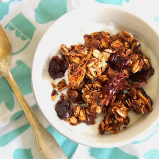 Chocolate Cherry Granola & Flax