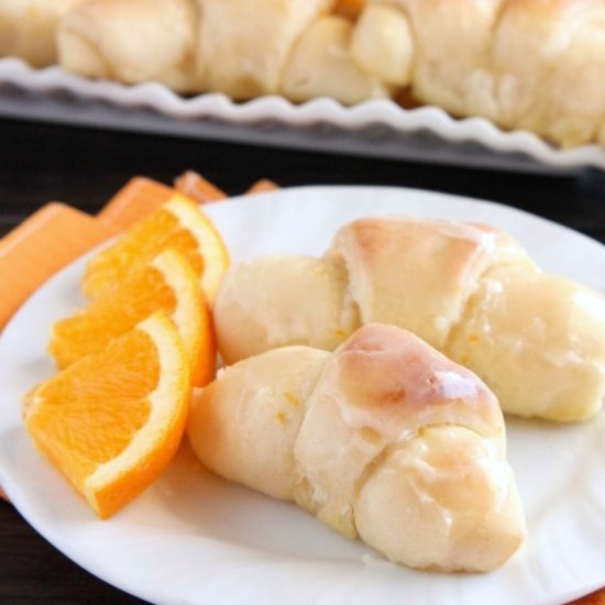 Orange Crescent Rolls