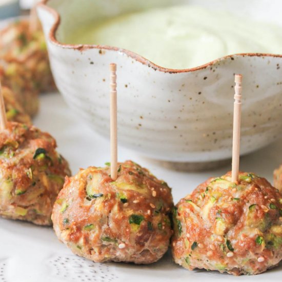 Turkey and Zucchini Meatballs