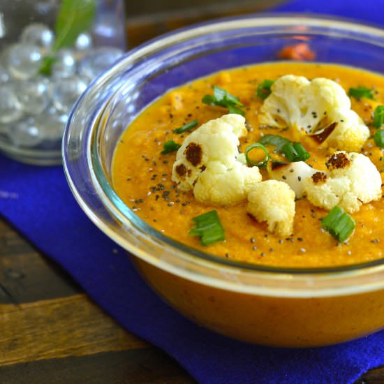 Sweet Potato Cauliflower Soup