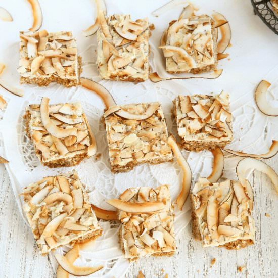 Coconut White Chocolate Shortbread