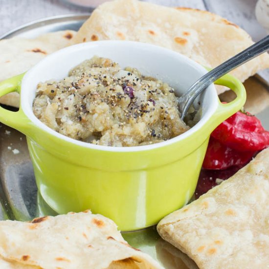 Baigan Choka (Eggplant Dip)