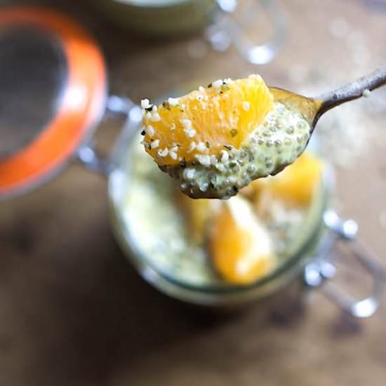 Orange & Hemp Chia Pudding