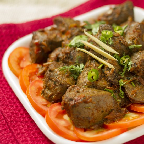 Kaleji Masala: Stir Fried Liver