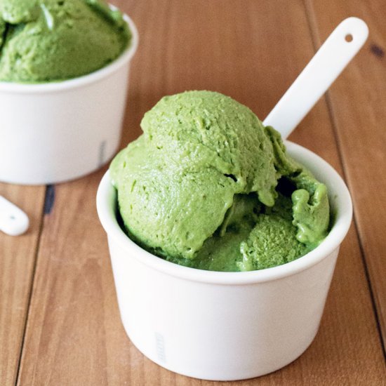 Matcha Banana “Ice Cream”