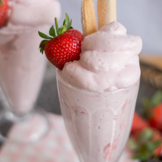 Strawberry Shortcake Protein Fluff