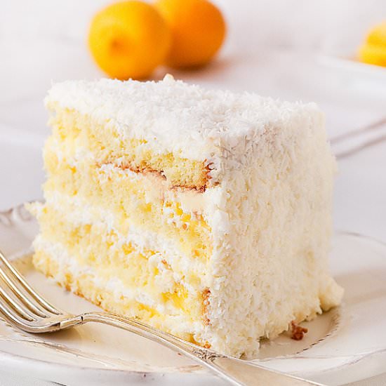 Lemon-Coconut Layer Cake