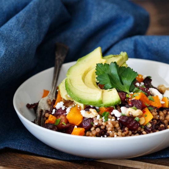 Roasted Vegetable Grain Salad