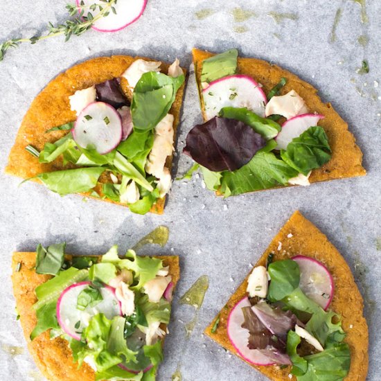 4 Ingredient Paleo Flatbread