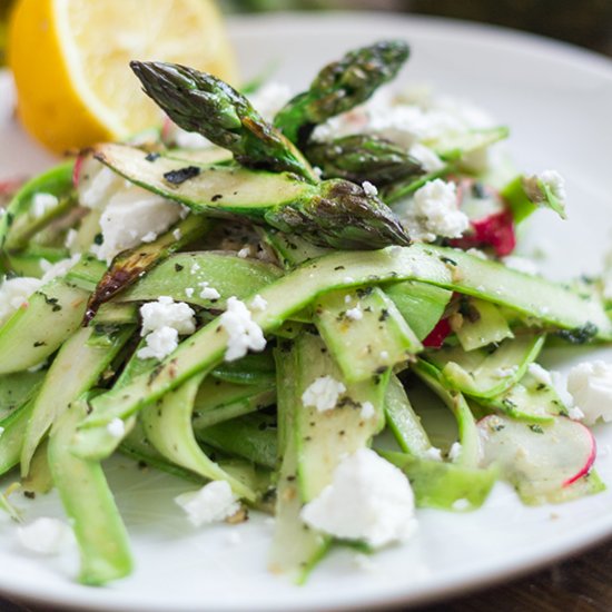 Asparagus And Radish Spring Salad