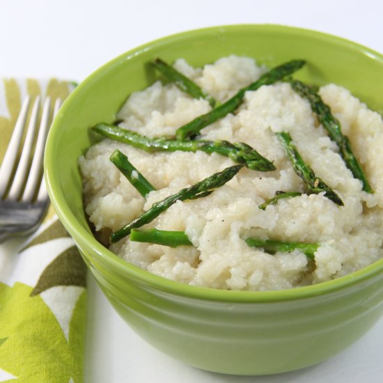 Crockpot Asparagus Risotto