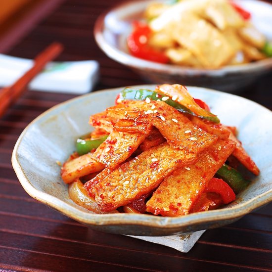 Stir-Fried Fish Cake