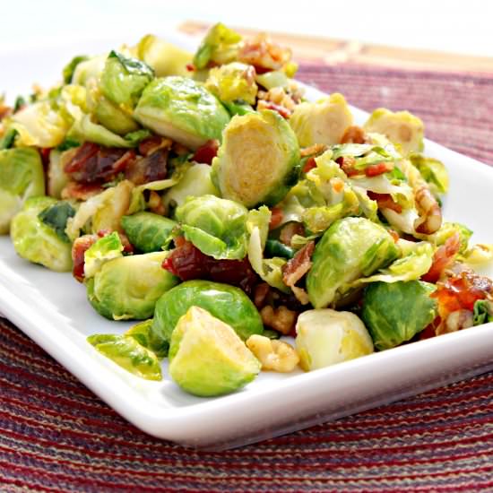 Sweet and Savory Brussels Sprouts