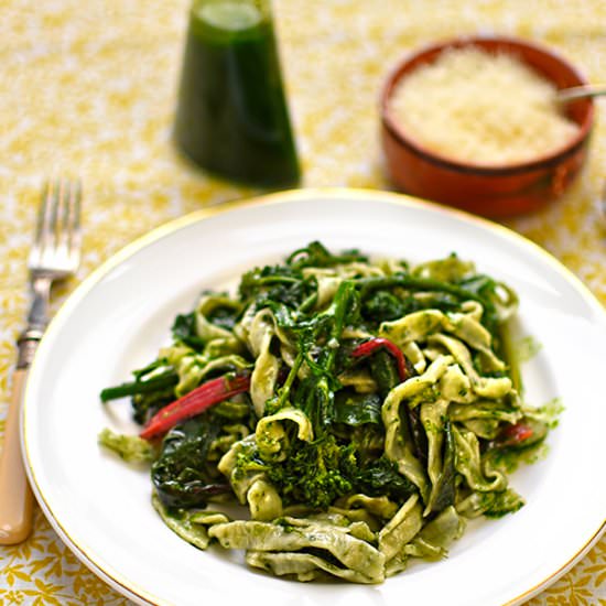 Wild Garlic Tagliatelle