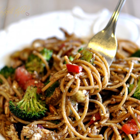 Balsamic Chicken Pasta Salad