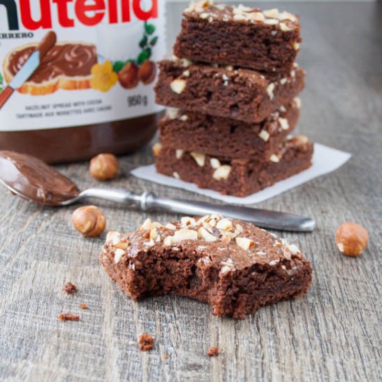 Chocolate Hazelnut Brownies