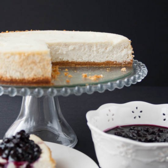 Low-Fat Vanilla Bean Cheesecake