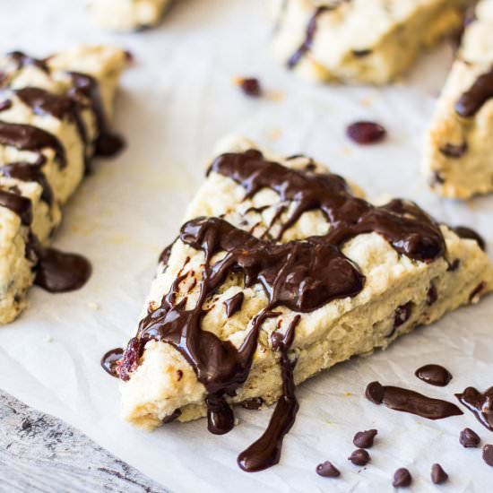 Cherry and Orange Scones