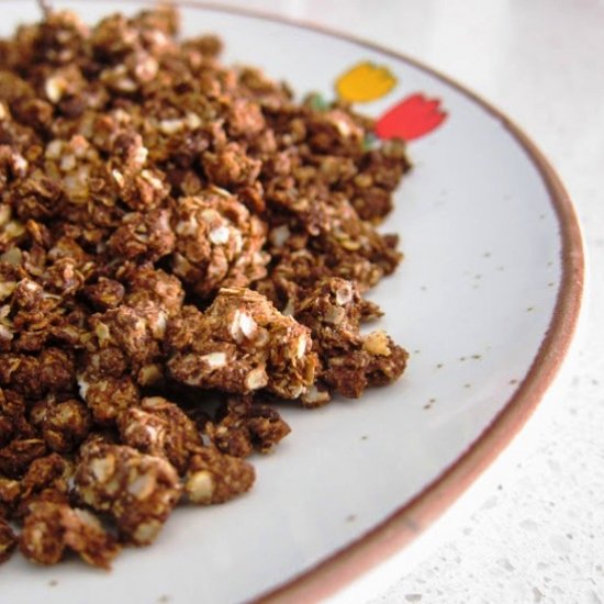 Maple Carob Quinoa Granola Cereal