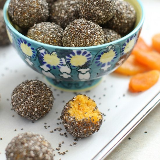 Apricot Orange Energy Balls