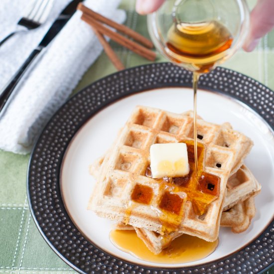 Tasty Cinnamon Waffles