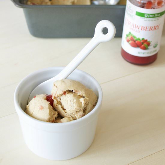 Vegan PB & J Ice Cream