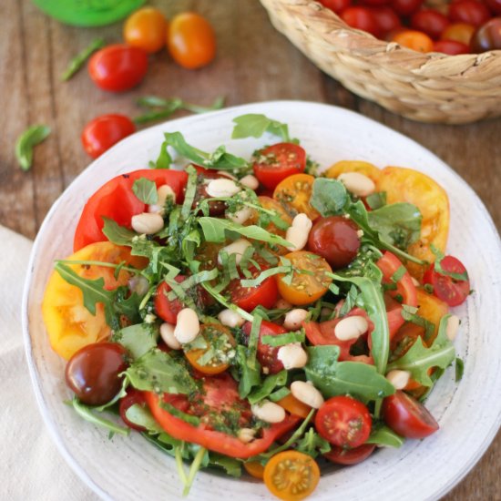 Tomato Basil Abundance Salad