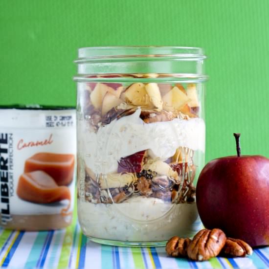 Make Ahead Caramel Apple Parfait