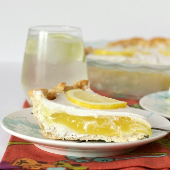 Lemon Coconut Ice Cream Pie