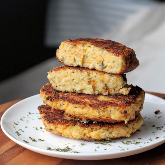 Crispy Potato Cake Stacks