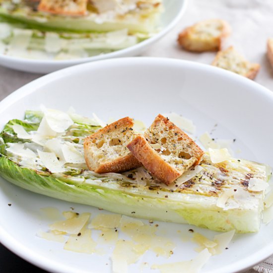 Grilled Romaine w/ Caesar Dressing