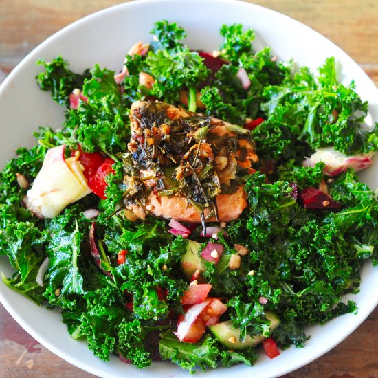 Simple Massaged Kale Salad