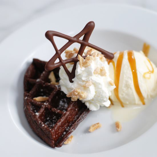 Flourless Chocolate Waffle