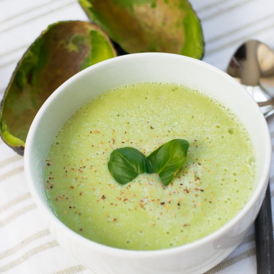 Cucumber Avocado + Basil Gazpacho