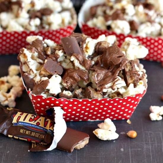 Heath Bar Popcorn