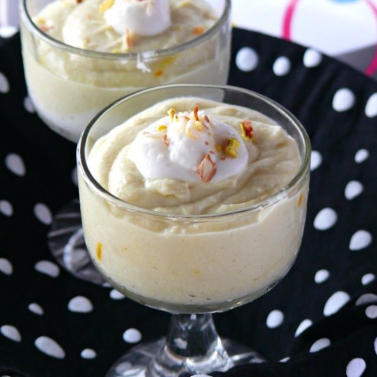 Thandai mousse