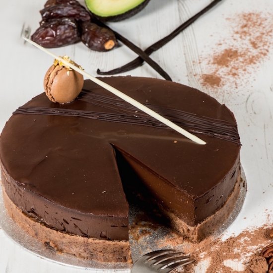 Guiltless Chocolate Ganache Tart