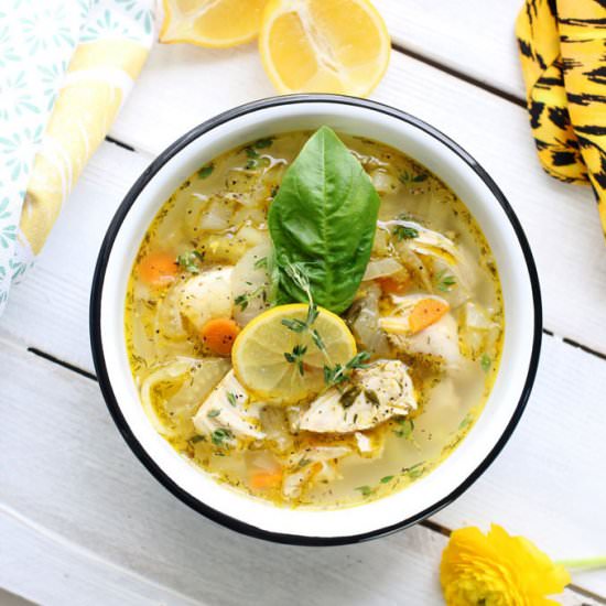 Lemon and Herb Chicken Soup