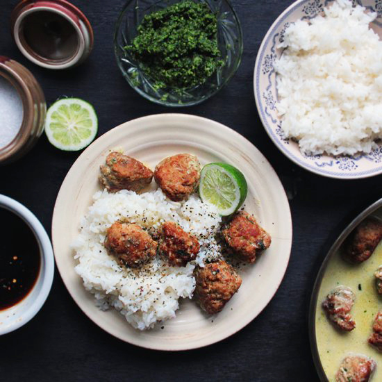 Thai Turkey Meatballs