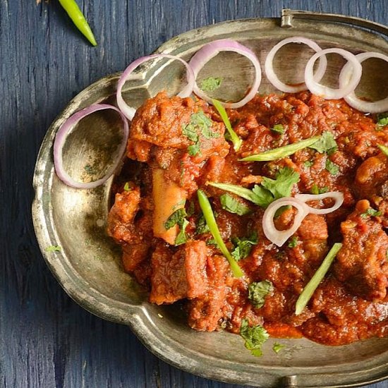 Indian classic lamb curry