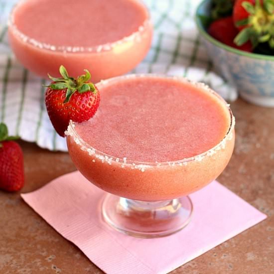 Virgin Strawberry Margaritas