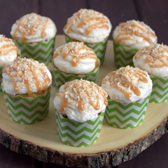 Coconut Caramel Cupcakes