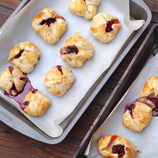 Blackberry Brie Bites