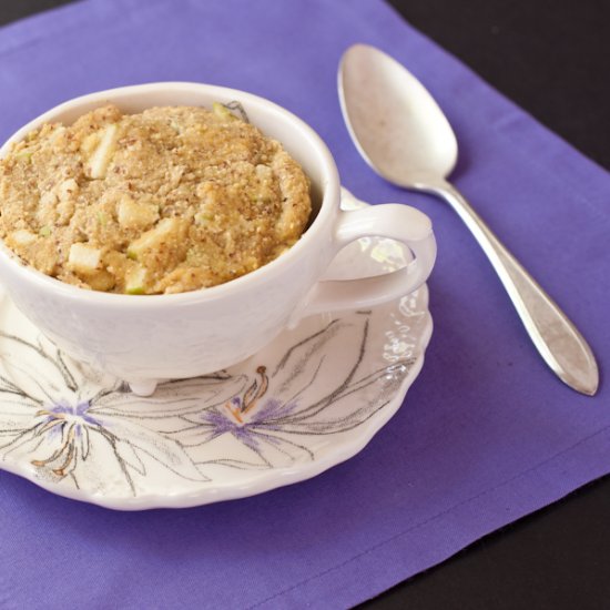 Apple-Spice Mug Cake