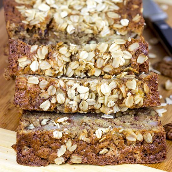 Gluten-Free Banana Oat Bread