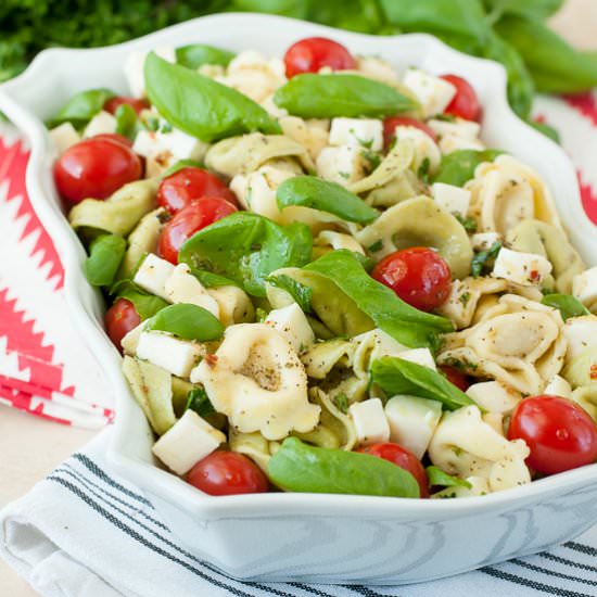 Caprese Tortellini Pasta Salad