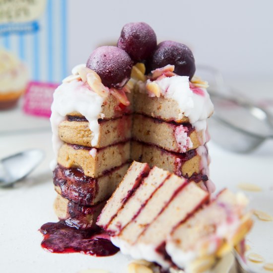 Bakewell Tart Pancakes