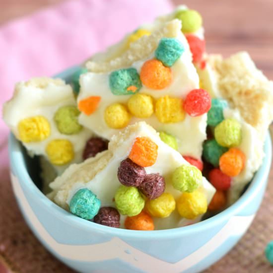 Trix Cookie Dough Bark