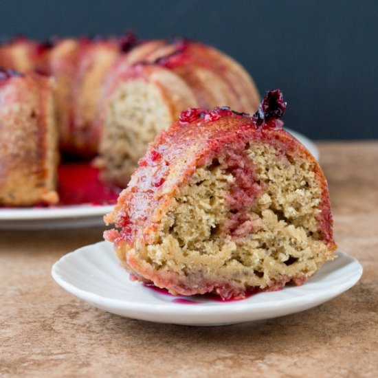 Lemon-Chia & Banana Bundt